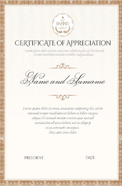 Certificate name